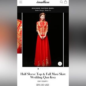 Imallure Tea ceremony Qun Kwa - tea ceremony dress